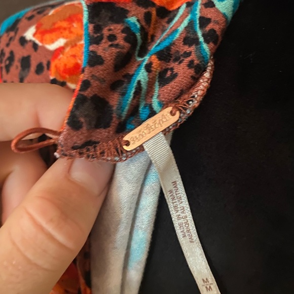 Free People Floral Leopard Print Turtleneck dress - Picture 4 of 9